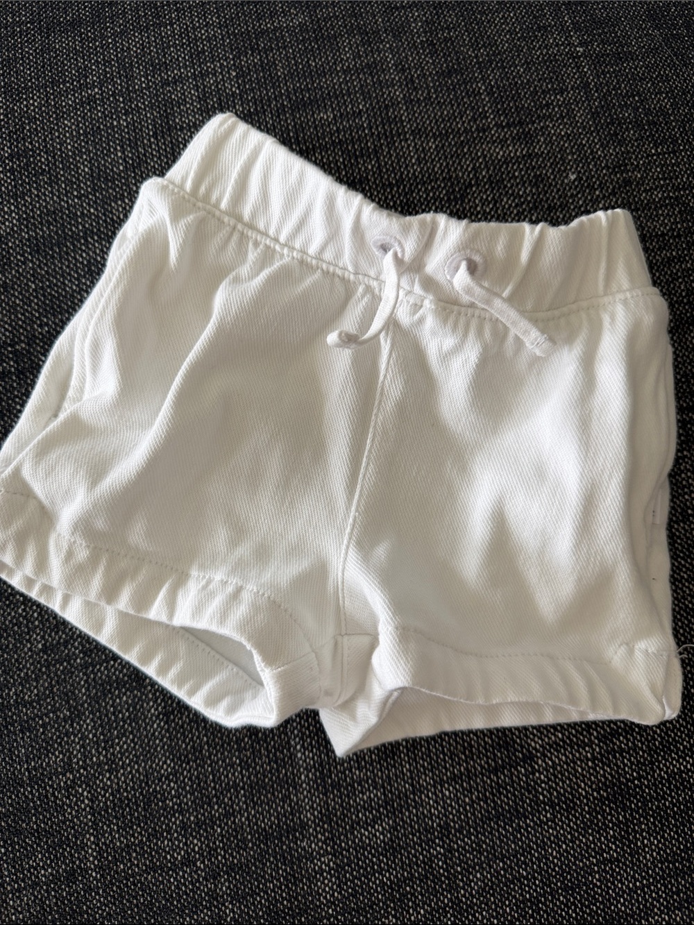 Little Sleepies White Girls' Knit Shorts